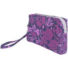 Background Pattern Flower Texture Wristlet Pouch Bag (small) by Semog4