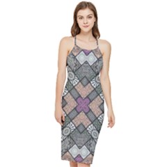 Mandala Decoration Floral Flower Bodycon Cross Back Summer Dress by Semog4