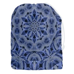 Mandala Pattern Rosette Kaleidoscope Abstract Drawstring Pouch (3xl) by Jancukart
