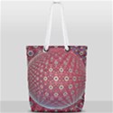 Sphere Spherical Metallic Colorful Circular Orb Full Print Rope Handle Tote (Small) View1