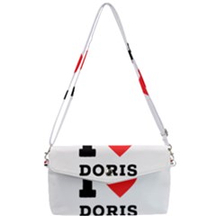 I Love Doris Removable Strap Clutch Bag by ilovewhateva