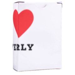 I Love Beverly Playing Cards Single Design (rectangle) With Custom Box by ilovewhateva