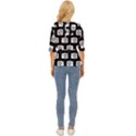 Modern Chic Vector Camera Illustration Pattern Lightweight Drawstring Hooded Top View4