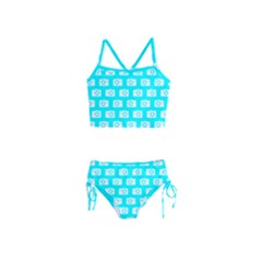 Modern Chic Vector Camera Illustration Pattern Girls  Tankini Swimsuit by GardenOfOphir