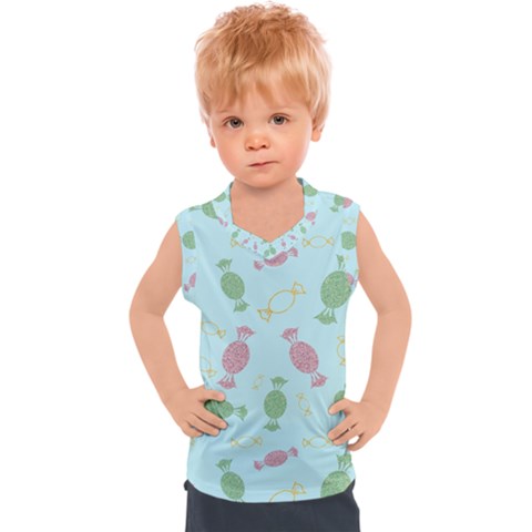 Toffees Candy Sweet Dessert Kids  Sport Tank Top by Jancukart