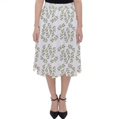 Leaves Wallpaper Leaf Nature Background Classic Midi Skirt by Jancukart