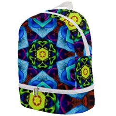 Abstract Kaleidoscope Digital Zip Bottom Backpack by Jancukart