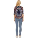 Abstract Kaleidoscope Digital Lightweight Drawstring Hooded Top View4