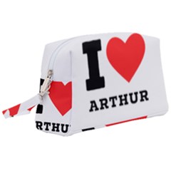 I Love Arthur Wristlet Pouch Bag (large) by ilovewhateva
