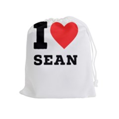 I Love Sean Drawstring Pouch (xl) by ilovewhateva