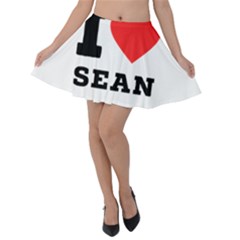 I Love Sean Velvet Skater Skirt by ilovewhateva