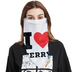 I Love Terry  Face Covering Bandana (triangle) by ilovewhateva