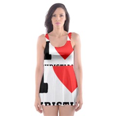 I Love Christian Skater Dress Swimsuit by ilovewhateva