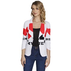 I Love Jeremy  Women s One-button 3/4 Sleeve Short Jacket by ilovewhateva