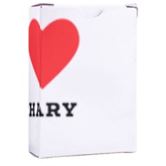 I Love Zachary Playing Cards Single Design (rectangle) With Custom Box by ilovewhateva