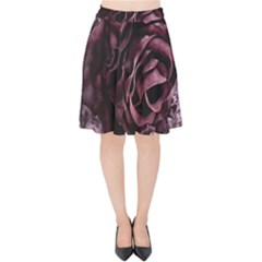 Rose Mandala Velvet High Waist Skirt by MRNStudios