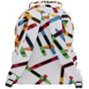 Crayons Color Pencils Stationary Rounded Multi Pocket Backpack View3