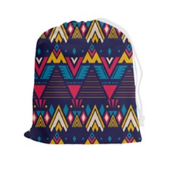 Pattern Colorful Aztec Drawstring Pouch (2xl) by Ravend