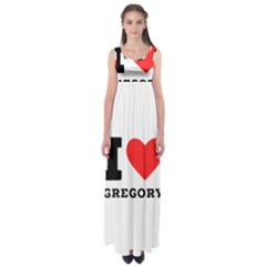I Love Gregory Empire Waist Maxi Dress by ilovewhateva