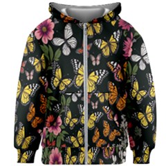 Flowers-109 Kids  Zipper Hoodie Without Drawstring by nateshop