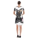 Dog Animal Puppy Pooch Pet Short Sleeve V-neck Flare Dress View2