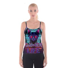 Gamer Life Spaghetti Strap Top by minxprints