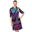 Gamer Life Long Sleeve Mini Shirt Dress View1