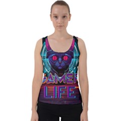 Gamer Life Velvet Tank Top by minxprints