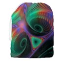 Circle Art 3d Artwork Graphics Vortex Colorful Digital Art Drawstring Pouch (3XL) View2