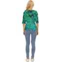Green And Blue Peafowl Peacock Animal Color Brightly Colored Lightweight Drawstring Hooded Top View4