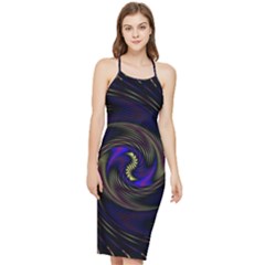Manadala Twirl Abstract Bodycon Cross Back Summer Dress by Semog4