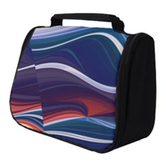 Wave Of Abstract Colors Full Print Travel Pouch (small) by Semog4