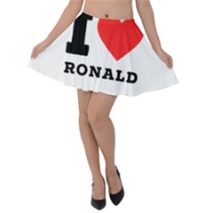 I Love Ronald Velvet Skater Skirt by ilovewhateva