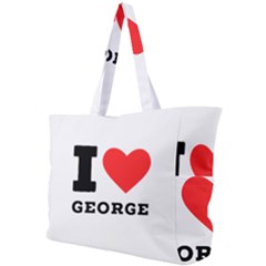 I Love George Simple Shoulder Bag by ilovewhateva
