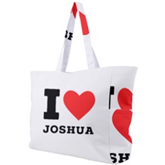 I Love Joshua Simple Shoulder Bag by ilovewhateva