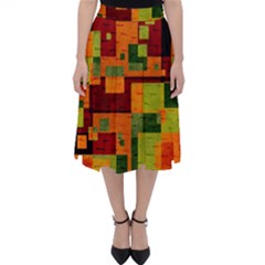 Background Graphic Beautiful Wallpaper Classic Midi Skirt by Jancukart