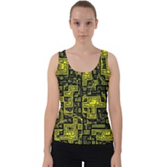 Background Graphic Beautiful Wallpaper Yellow Velvet Tank Top by Jancukart