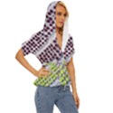 Field Agriculture Farm Stripes Diagonal Pattern Lightweight Drawstring Hooded Top View3