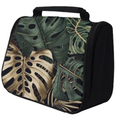 Tropical Leaves Foliage Monstera Nature Home Art Full Print Travel Pouch (big) by Jancukart