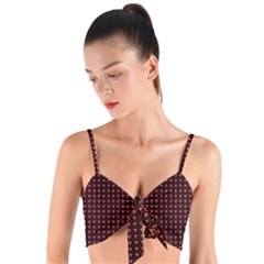 Arrow Pentagon Desktop Wallpaper Geometric Pattern Woven Tie Front Bralet by Jancukart