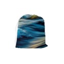 Waves Abstract Waves Abstract Drawstring Pouch (Medium) View2
