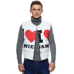 I Love Daniel Men s Short Button Up Puffer Vest	 by ilovewhateva