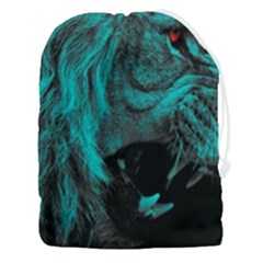 Angry Male Lion Predator Carnivore Drawstring Pouch (3xl) by Semog4