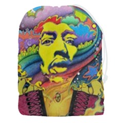 Psychedelic Rock Jimi Hendrix Drawstring Pouch (3xl) by Semog4