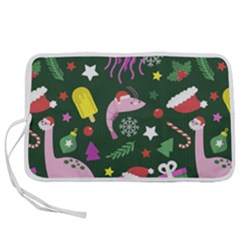 Colorful Funny Christmas Pattern Pen Storage Case (l) by Semog4