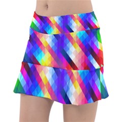 Abstract Background Colorful Pattern Classic Tennis Skirt by Semog4