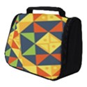 Background Geometric Color Full Print Travel Pouch (Small) View1
