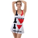 I love william Ruffle Top Dress Swimsuit View1