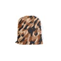 Abstract Camouflage Pattern Drawstring Pouch (Small) View1