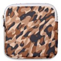 Abstract Camouflage Pattern Mini Square Pouch View1